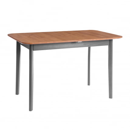 Стол Соната Люкс раздвижной/Sonata Lux extension table массив сосны, антик /графит, 120-(150)х75х73 см_0
