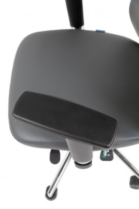 Офисное кресло CХАИРМАН 500 ЛЮКС (ЛУКС) ЭКО экокожа Серый / CHAIRMAN (LUX)_13