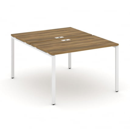 Рабочая станция двухсторонняя на 2 места CONCEPT CN.DRS-002 Сандал Янтарный Белый_0