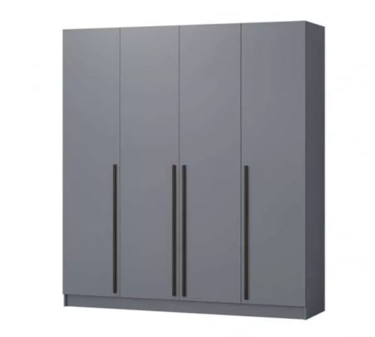 Шкаф Бастион 2 м Графит_0