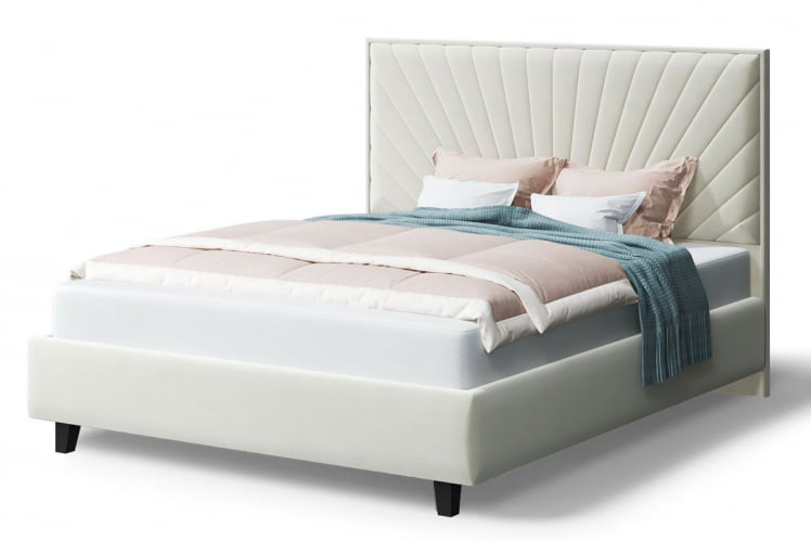 Кровать Леона, 2000 кс 1400 мм, серо-белый / x_0