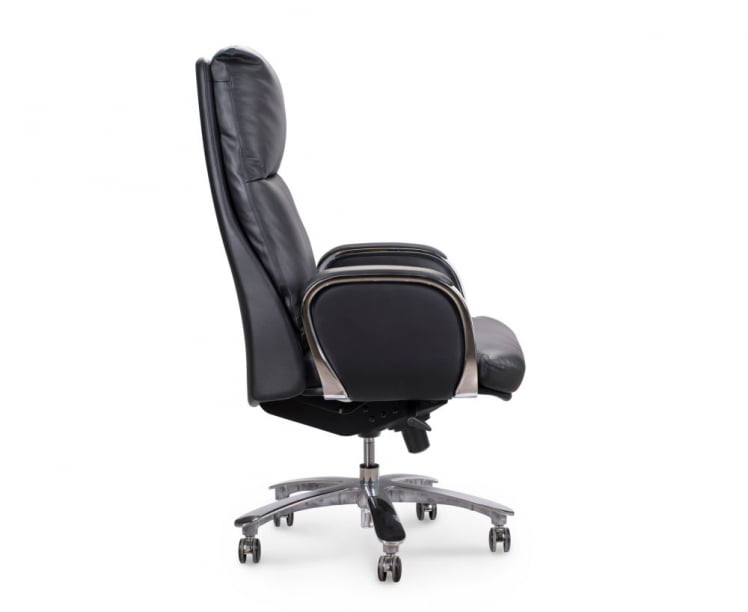 Кресло руководителя Сенат кожа Черный_2