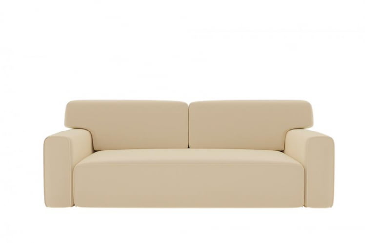 Диван прямой Сандвик (Berhouse) Цвет фасада: Левис 02 велюр; Тип: Прямой; Материал фасада: Металл/Велюр_0