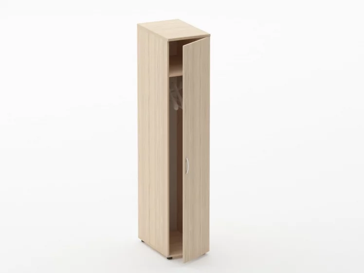 Шкаф для одежды узкий Glassy 6.19.30Пр Орех_1