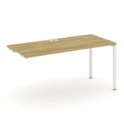 Стол приставка к опорным тумбам/шкафам CONCEPT CN.OSPR-004 Дуб Винченцо Белый_0