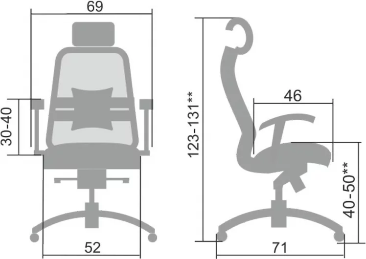 Кресло руководителя Samurai SL-3.04 Бежевый_3