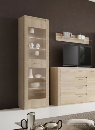 Витрина Элана (В) Дуб сонома Витрина Элана (В) Дуб сонома_3