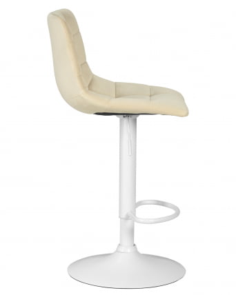 Стул барный DOBRIN TAILOR WHITE (бежевый велюр (MJ9-10))_2