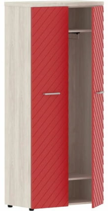 Гардероб Torr LUX TLCW 85 Сосна Эдмонд Красный_1