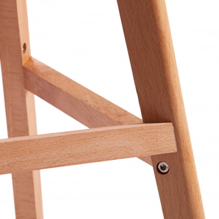 Стул барный TULIP BAR (mod. C1014H-1) пластик/дерево, 42 х 47,5 х 104 см, Black (Черный) 3010/ натуральный_8