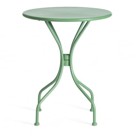 Стол Secret De Maison Villa стальной сплав, D59х70см, зеленый_0