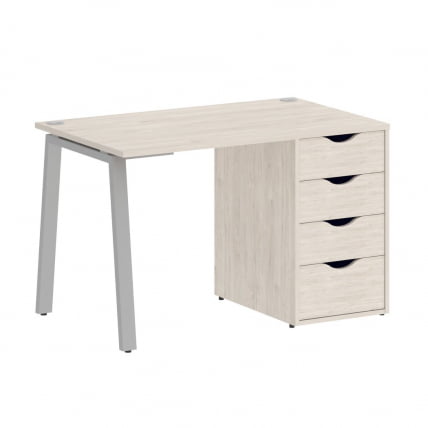 Стол письменный HOME OFFICE VR.SP-3-118.4.A Денвер Светлый/Серый металл_0