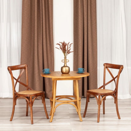 Стол THONET (mod.T9152) дерево вяз, 80х75 см, Груша (№3)_5