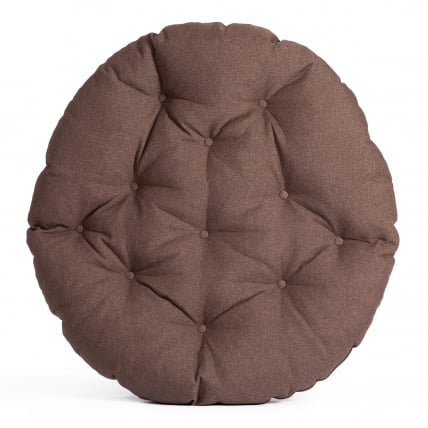 Кресло CLOUDE рогожка/металл, 97х98х90-96см, коричневый, 3М7-147_6