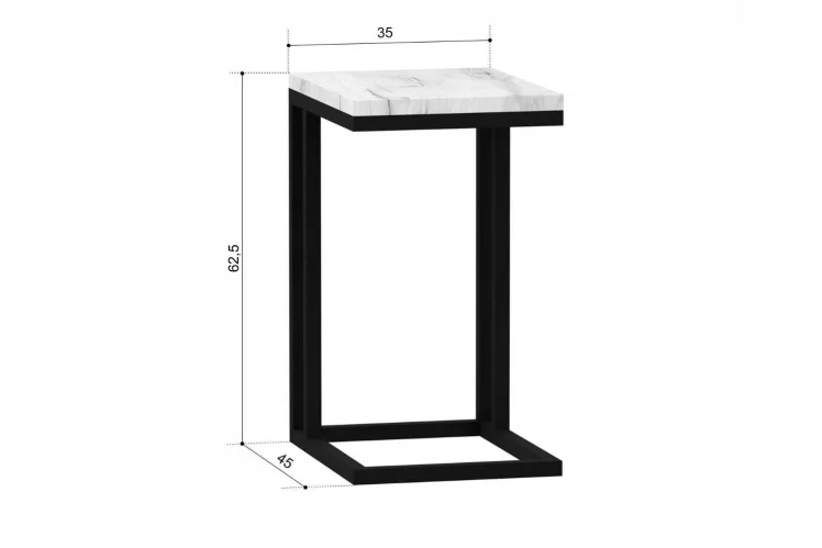 Стол придиванный Техно ЛД.678.270.000 Дуб золотой_1