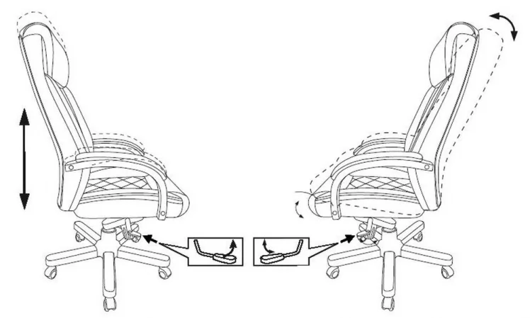 Кресло руководителя Бюрократ T-9924WALNUT/CHOK_4