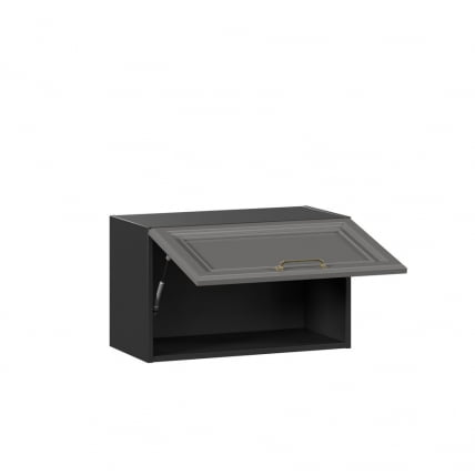 Шкаф кухонный 600 горизонтальный Джелатто ЛД 241.710.000.161 Черный Оникс серый_1