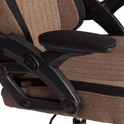 Кресло iWolf ткань, черный/коричневый_14