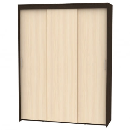 Шкаф-купе T-3-230х175х60(Венге-ДМ-2)_0