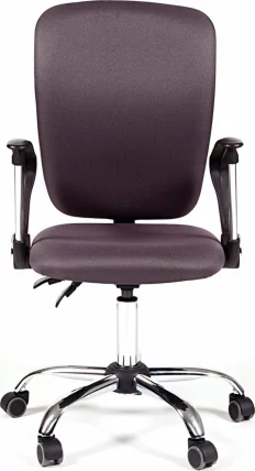 Офисное кресло для оператора CHAIRMAN 9801 Chrome темно-серый_1