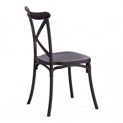 Стул CROSS (mod. PL24) пластик, 48 х 58 х 89 см, Black (черный) 05_7