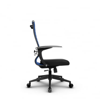 Кресло офисное МЕТТА B 2b 19/U158, Основание 17832 Комплект 4 Синее Черное_1