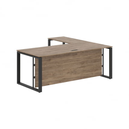 Стол с боковой приставкой ENIO ECT 2019H Кария Пальмира/Антрацит_1