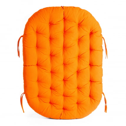 Диван MAMASAN/МАМАСАН 23/02 W /с подушкой/ подушка 182х119 см, 169х102х80 см, Honey (мед), ткань, оранжевый, С 23_13