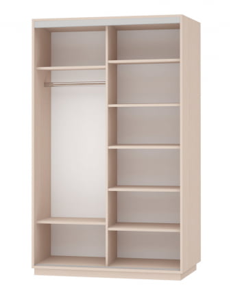 Шкаф-купе двухдверный Экспресс Дуо Элемент 1400х2200х Дуб сонома / 1400х2200h_1