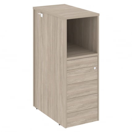 Тумба 5 ящиков TIP-ON проходная,  средняя ONIX O.R-TV-5TIP Дуб Аттик_0