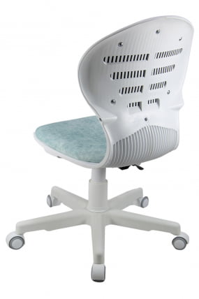 Кресло 1139 FW PL White велюр Bliss 10 голубой_5