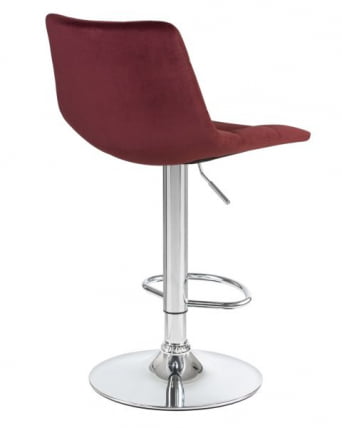 Стул барный ДОБРИН ТАИЛОР (винный велюр (МДЖ9-35)) 2 шт / DOBRIN TAILOR (MJ9-35))_3