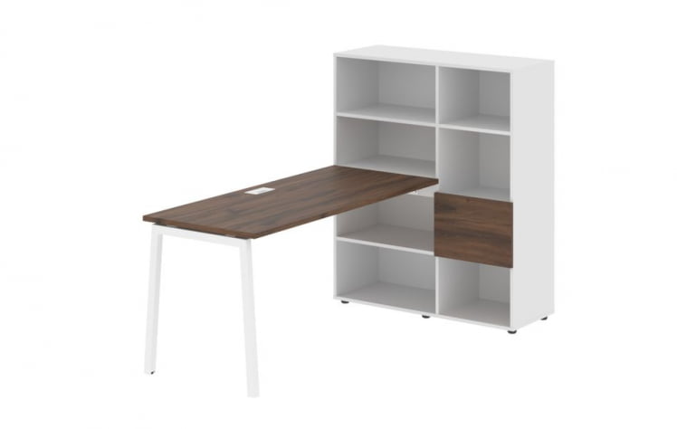 Рабочая станция ЕДИС ЕЛРСТ 1115 Дуб Денвер темный Белый Белый / EDIS ELRST_0