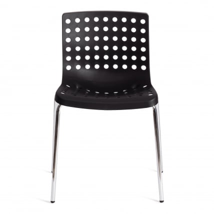 Стул СКАЛБЕРГ (мод. C-084-А) металл/пластик, 46 х 56 х 79 см, Блаcк (черный) / Хроме (хром) / SKALBERG (mod. C-084-A) Black Chrome_4