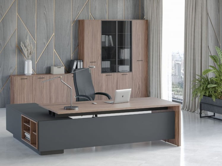 Шкаф для бумаг DALI DLI37250023 Орех Антрацит_1