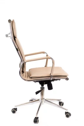 Кресло руководителя Нерей Т экокожа Бежевый / Nerey T_1