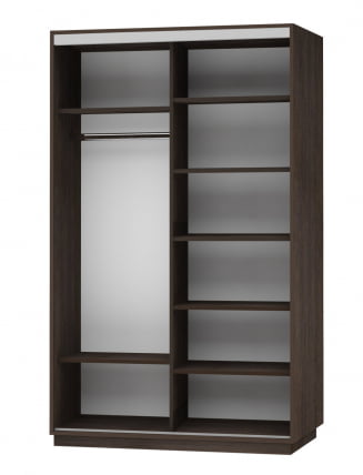 Шкаф-купе двухдверный Экспресс Дуо 1400х2400х Улица/Венге / 1400х2400h_1