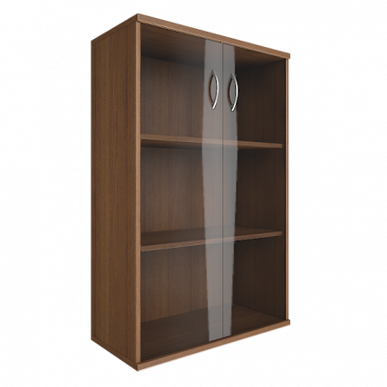 Шкаф средний широкий Riva А.СТ-2.4 Орех Гварнери_0