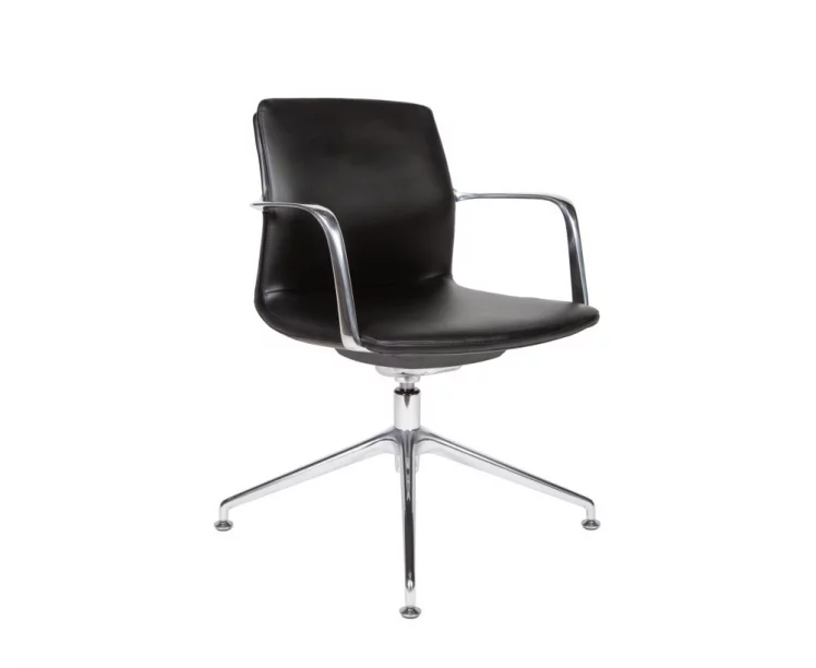 Конференц-кресло Лилль CF экокожа Черный_0
