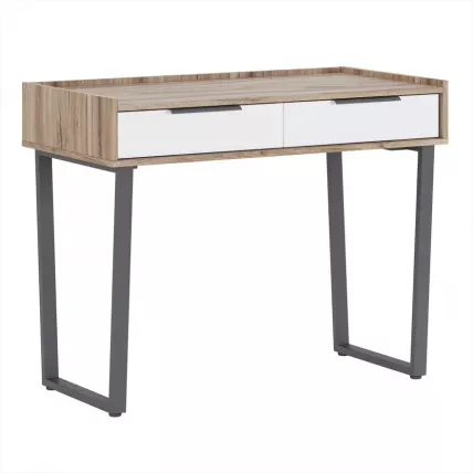 Стол универсальный Николь Мод. 5 Дуб Альпийский/Белый_0