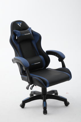 Кресло спортивное ТопЧаирс Шадов черно-синий / TopChairs Shadow_3