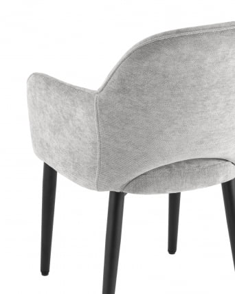 Стул Венера шенилл Светло-серый_5