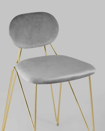 Стул Элис полубарный Светло-серый_3