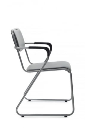 Кресло Никс Плус РCХ ОМКЛ-03 Серый/Металл окрашенный Хром / Nix Plus RCH OMKL-03_1