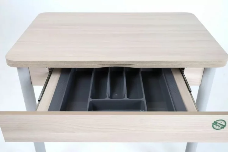Стол-трансформер раскладной Прайм-3Р Ясень Шимо светлый_12