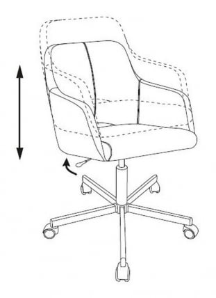 Кресло для оператора Бюрократ CH-380M Сердитое море 38-415_4