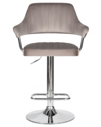 Стул барный ДОБРИН CХАРЛЙ (серый велюр (МДЖ9-75)) 2 шт / DOBRIN CHARLY (MJ9-75))_6