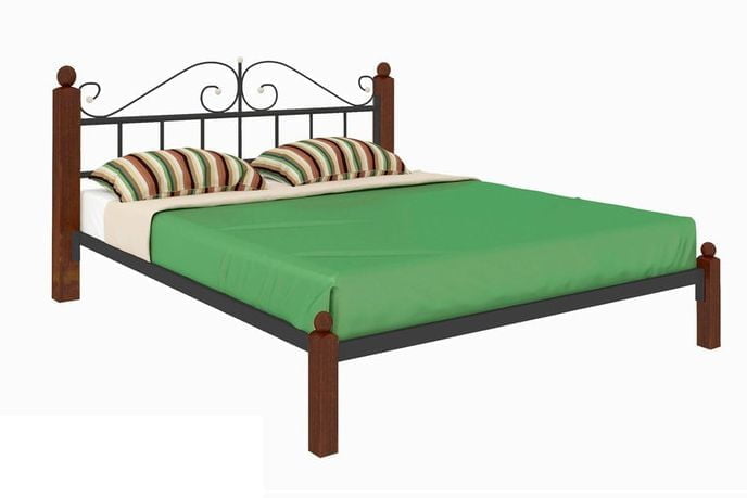 Кровать Диана Lux 1800х1900 Синяя_0