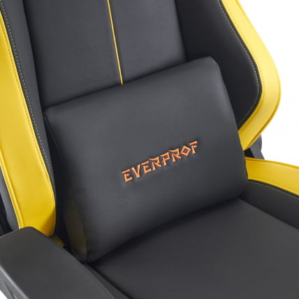 Кресло геймерское Everprof Rapid Экокожа Желтый_8