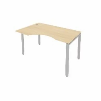 Стол письменный METAL SYSTEM Б.СА-2 Л Акация/Серый_0